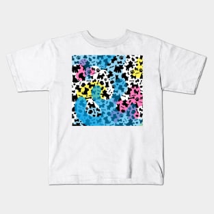 Dogs Pattern Colors Big Kids T-Shirt